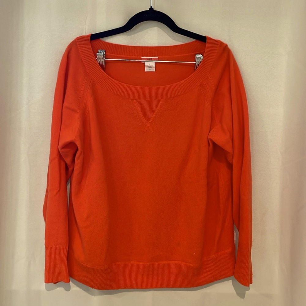 JCREW 100% Cashmere Oversized Crewneck Sweater
